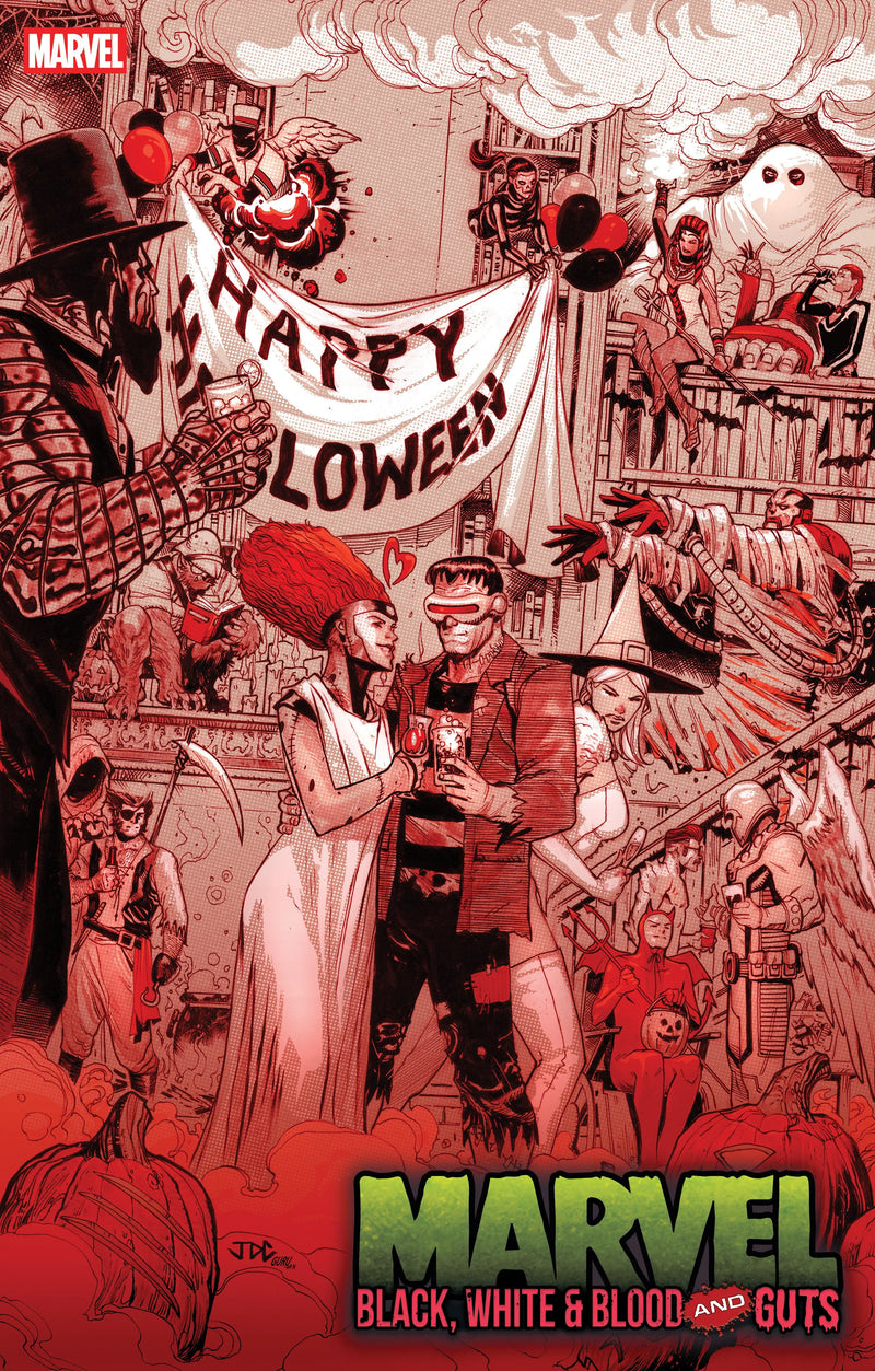 Marvel: Black, White & Blood And Guts #1 Joshua Cassara Variant Marvel Comics