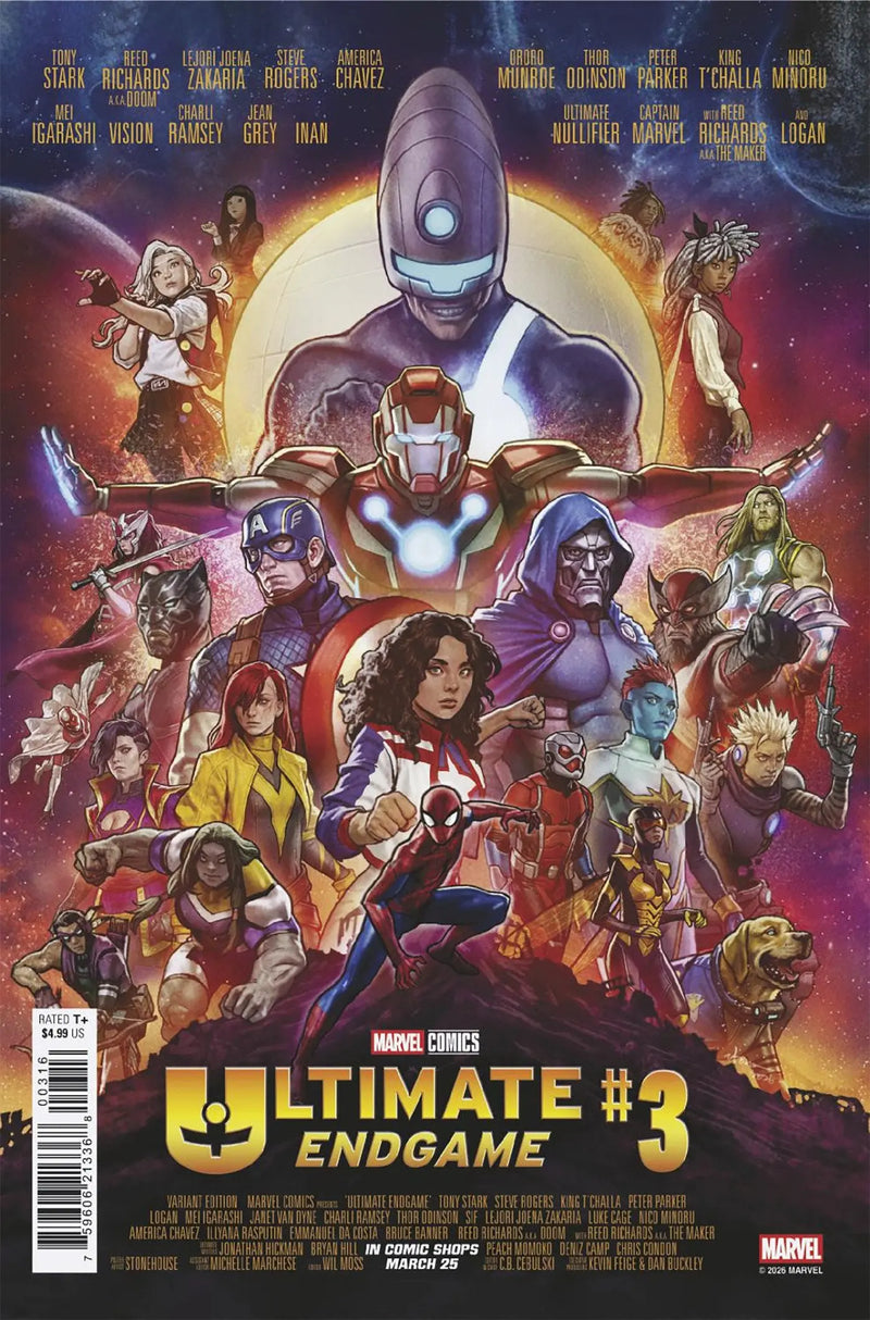 Ultimate Endgame #3 Stonehouse Homage Variant Marvel Comics