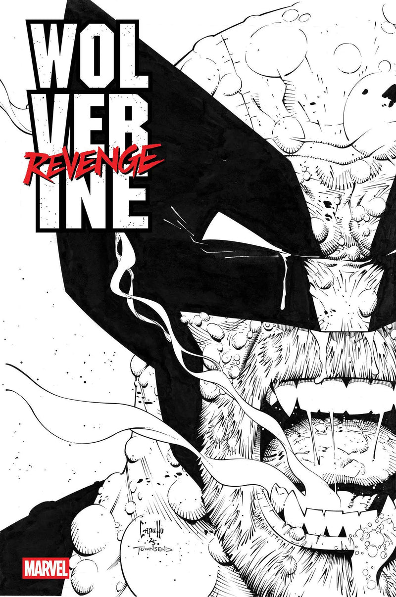 Wolverine: Revenge   Red Band: Raw   Black & White Edition #4 [Polybagged] Marvel Comics