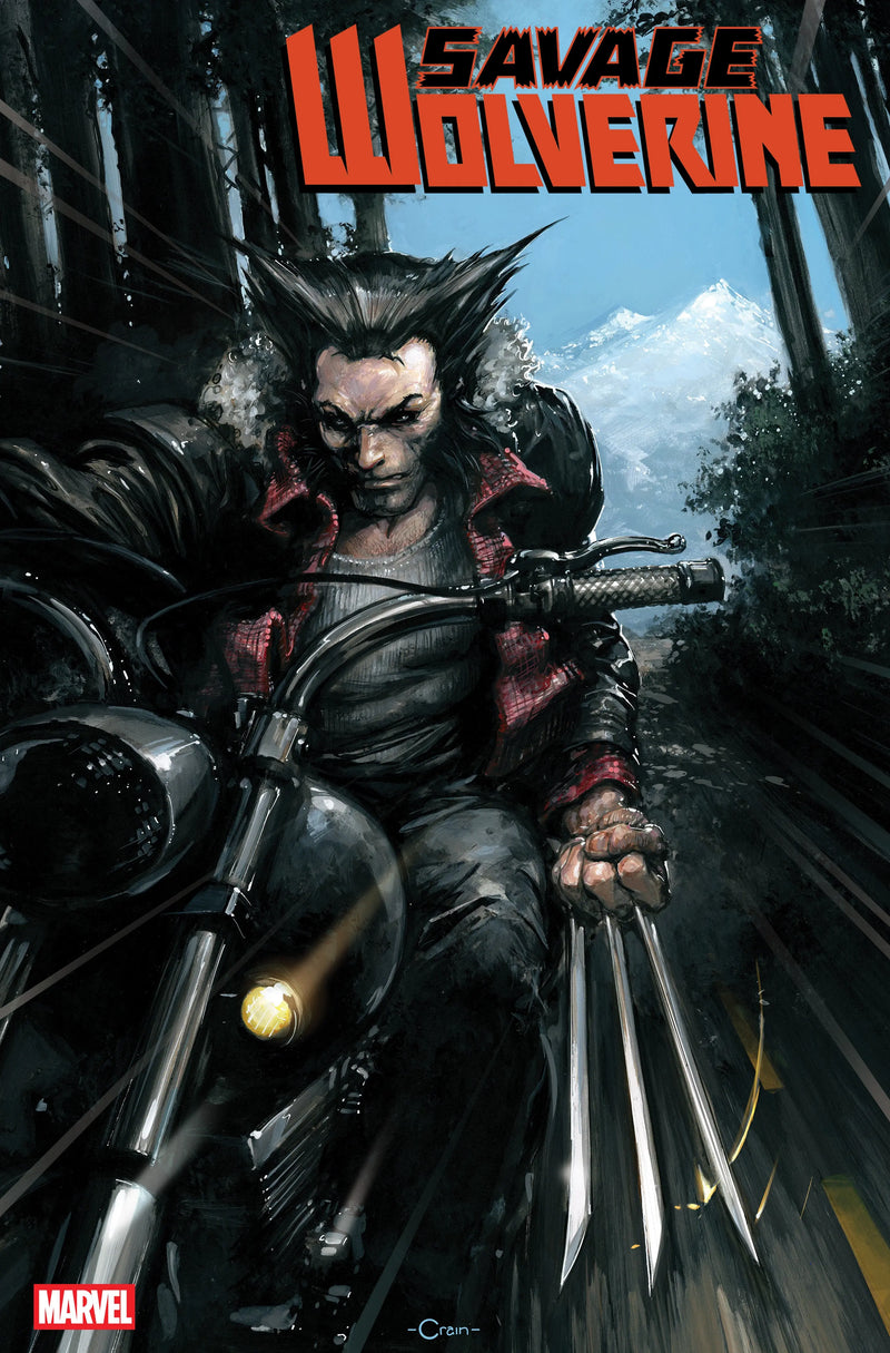 Savage Wolverine #1 Clayton Crain Variant Marvel Comics