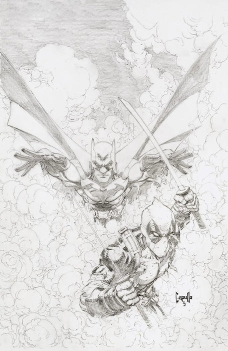 Marvel/DC: Deadpool/Batman #1 Greg Capullo Full Art Sketch Variant Marvel Comics