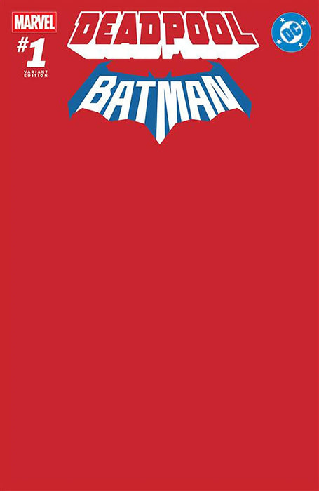 Marvel/DC: Deadpool/Batman #1 Red Blank Cover Variant Marvel Comics