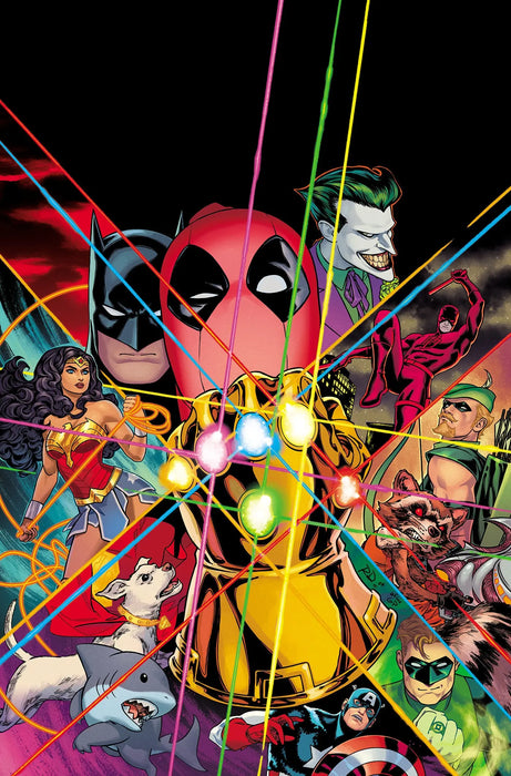 Marvel/DC: Deadpool/Batman #1 Russell Dauterman Ratio Virgin 3rd Printin Variant