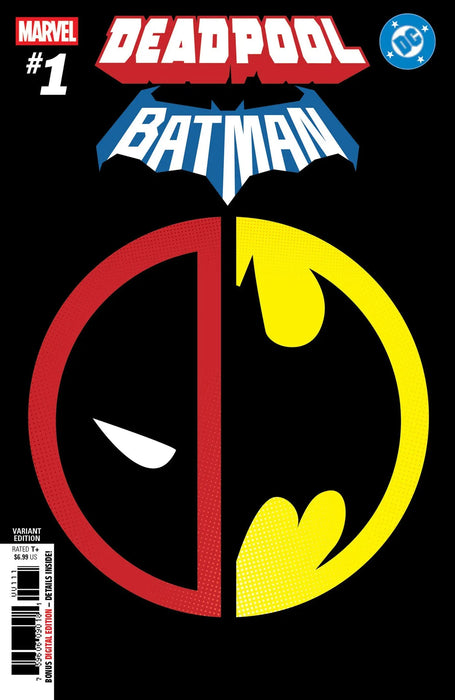 Marvel/DC: Deadpool/Batman #1 Insignia Mashup Variant Marvel Comics