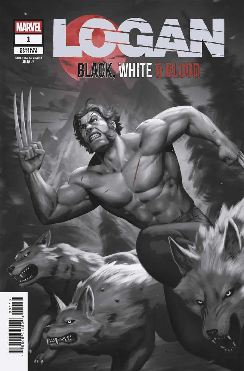 Logan: Black, White & Blood #1 Woo Chul Lee Variant Marvel Comics
