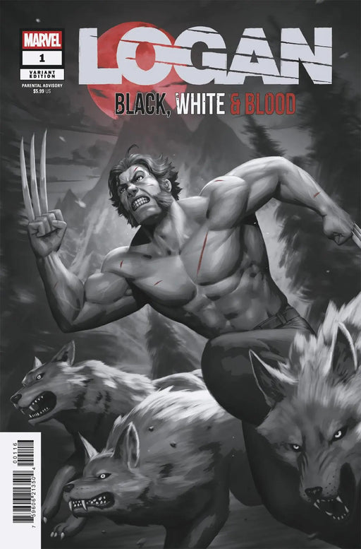 Logan: Black, White & Blood #1 Woo Chul Lee Variant Marvel Comics