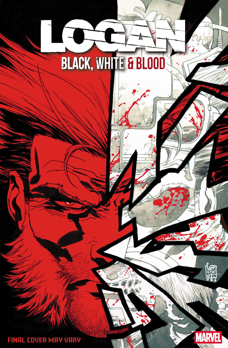 Logan: Black, White & Blood #4 Giuseppe Camuncoli Variant Marvel Comics