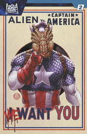 Alien vs. Captain America #2 Marvel Comics