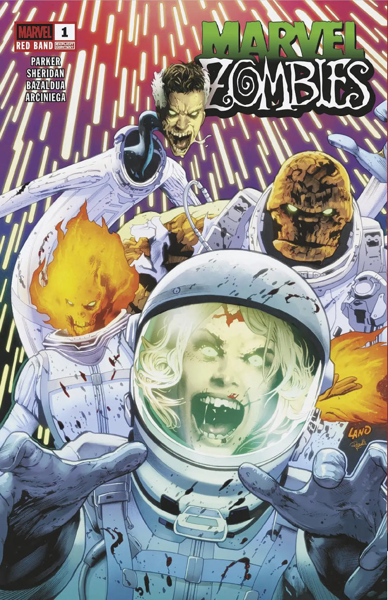 Marvel Zombies: Red Band #1 Greg Land 2nd Printing Variant [Polybagged] Marvel Comics