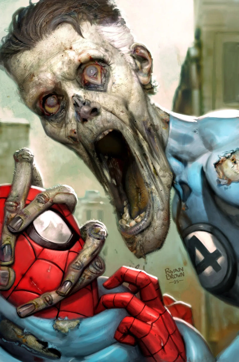 Marvel Zombies: Red Band #1 Ryan Brown Ratio Virgin 2nd Printing Variant [Polybagged] Marvel Comics