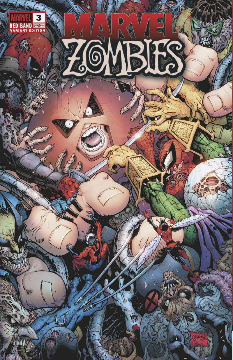 Marvel Zombies: Red Band #3 Will Robson Variant [Polybagged] Marvel Comics