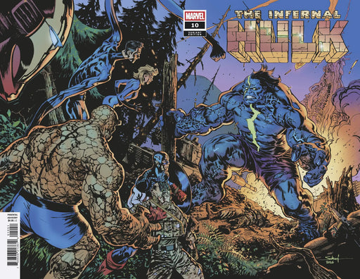 Infernal Hulk #10 Jonas Scharf Wraparound Battle Variant Marvel Comics