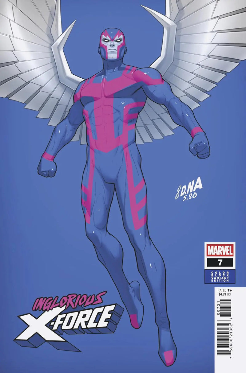 Inglorious X Force #7 David Nakayama Color Block Blue Variant Marvel Comics