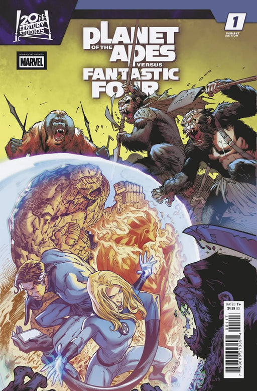 Planet Of The Apes vs. Fantastic Four #1 Netho Diaz Variant Marvel Comics