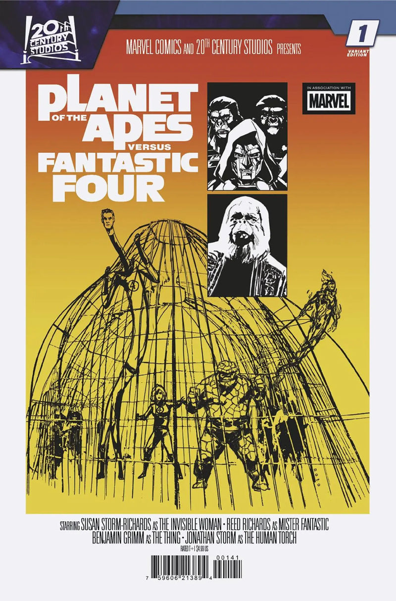 Planet Of The Apes vs. Fantastic Four #1