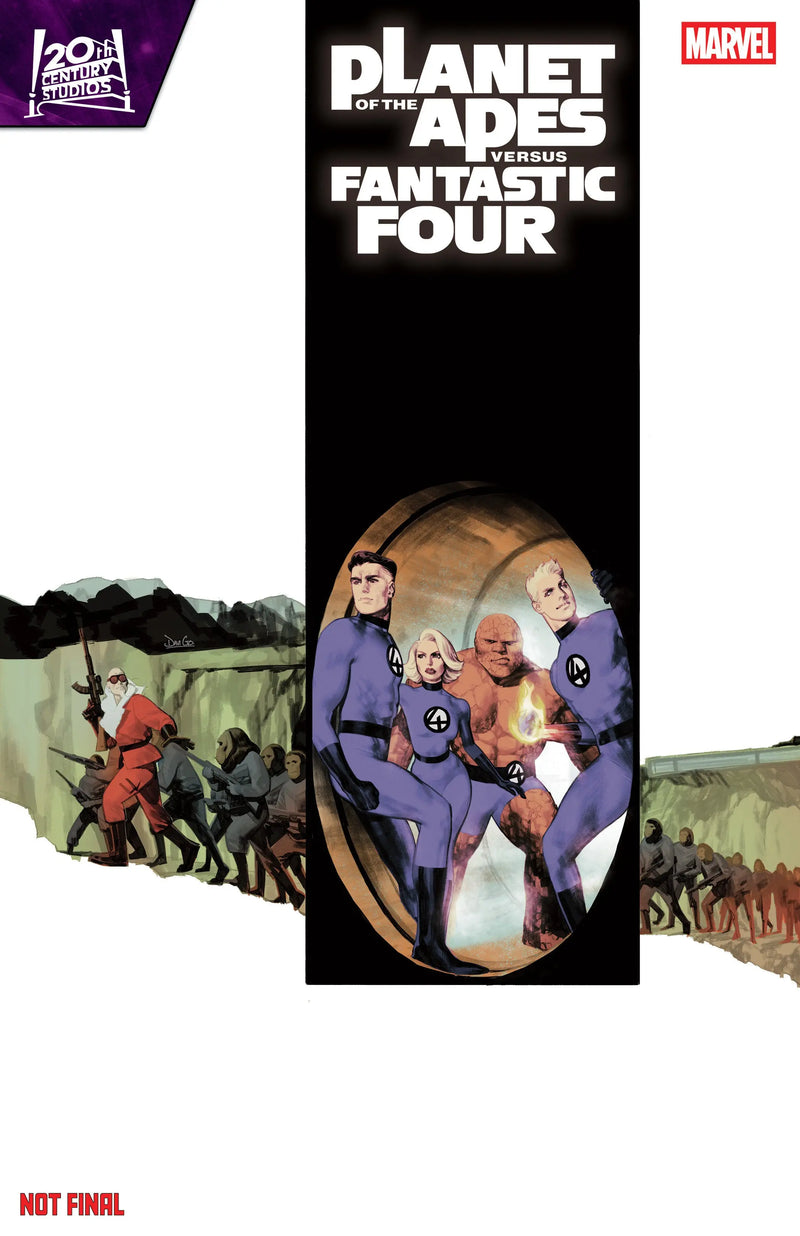 Planet Of The Apes vs. Fantastic Four #2 Davi Go Movie Homage Variant Marvel Comics