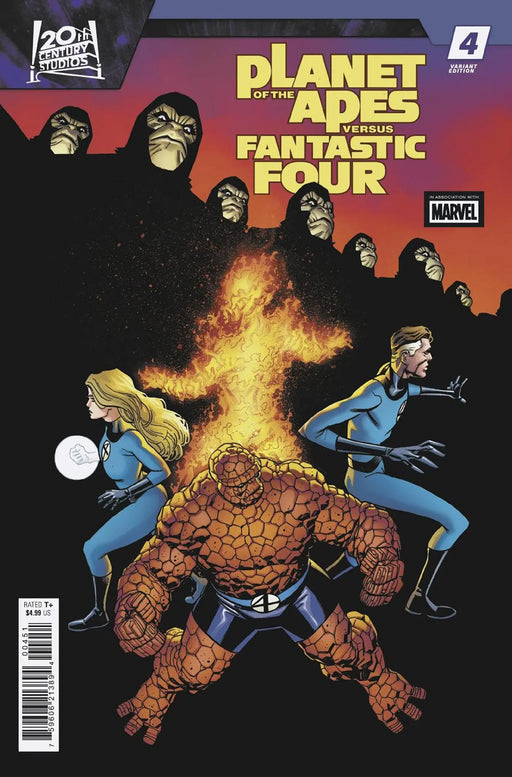 Planet Of The Apes vs. Fantastic Four #4 Mike Hawthorne Variant Marvel Comics