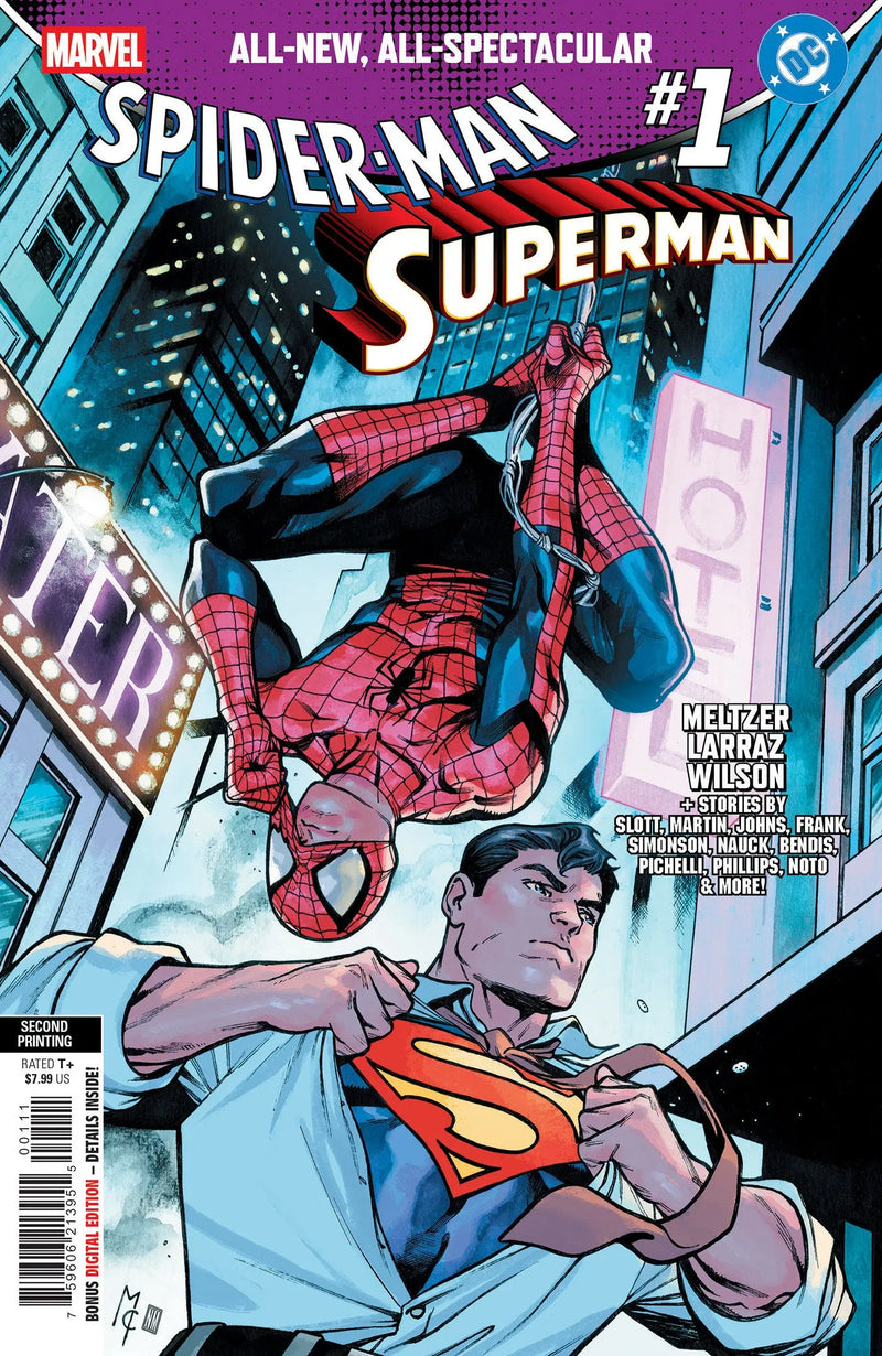 Marvel/DC: Spider-Man/Superman #1 Martin Coccolo 2nd Printing Variant Marvel Comics