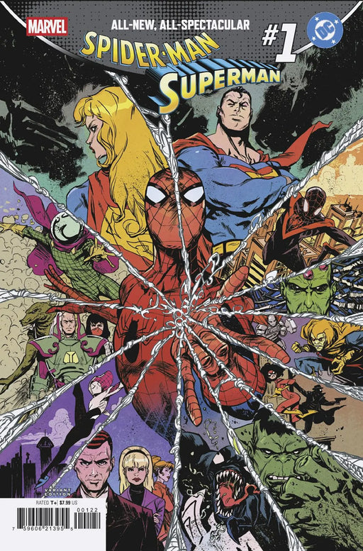 Marvel/DC: Spider-Man/Superman #1 Sanford Greene Homage Variant Marvel Comics