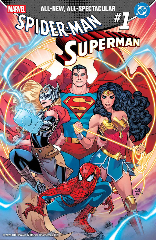 Marvel/DC: Spider-Man/Superman #1 Russell Dauterman Variant Marvel Comics