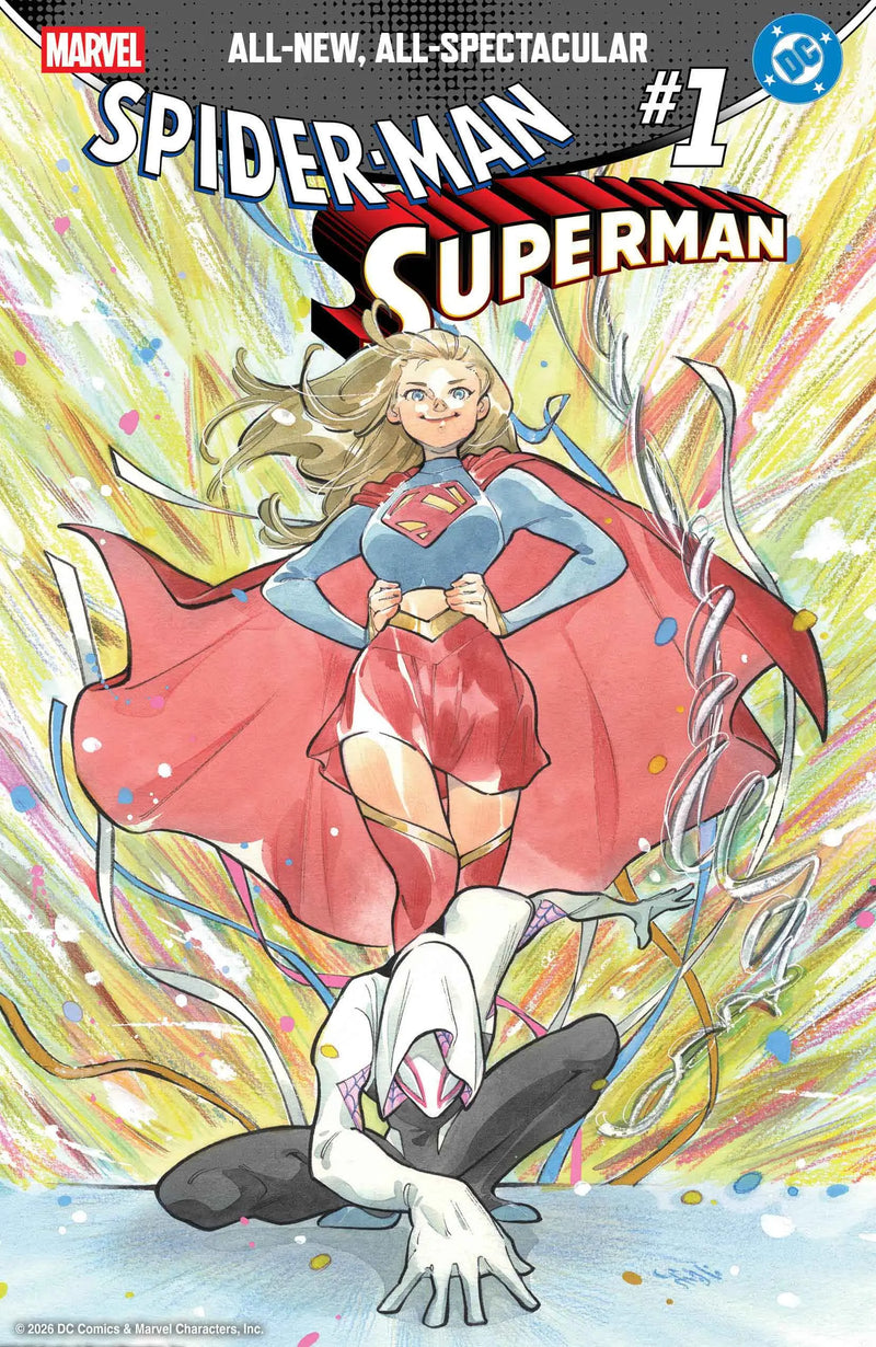Marvel/DC: Spider-Man/Superman #1 Peach Momoko Variant Marvel Comics