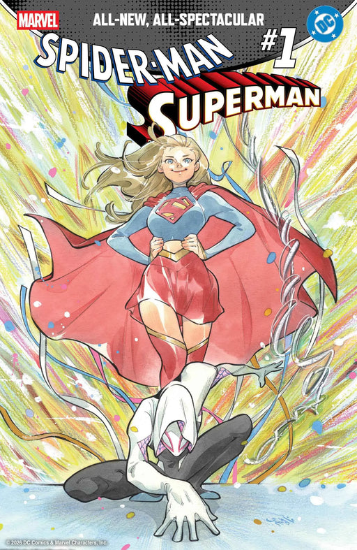 Marvel/DC: Spider-Man/Superman #1 Peach Momoko Variant Marvel Comics