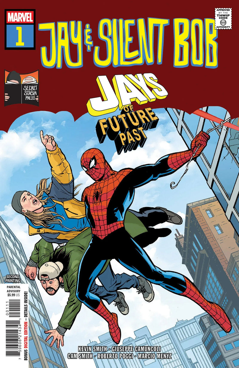Jay & Silent Bob: Jays Of Future Past #1 Giuseppe Camuncoli 2nd Printing Variant Marvel Comics
