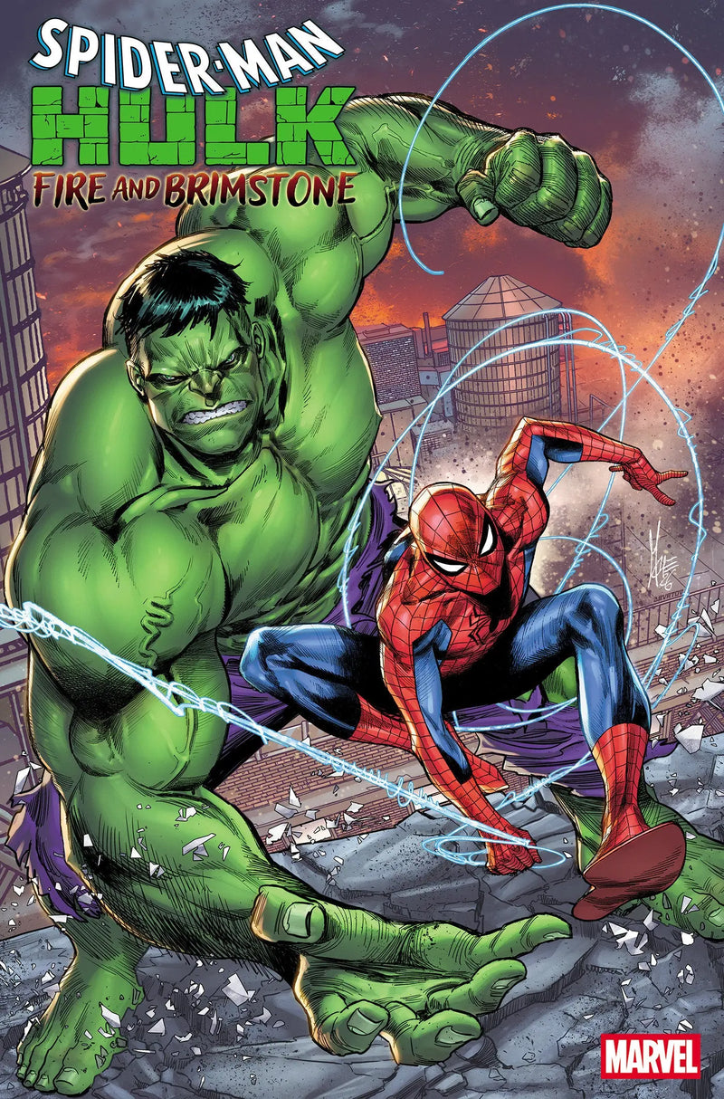 Spider-Man/Hulk: Fire And Brimstone #1 Marco Checchetto Foil Variant Marvel Comics
