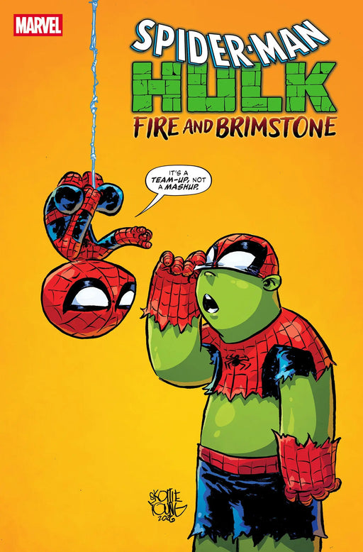 Spider-Man/Hulk: Fire And Brimstone #1 Skottie Young Variant Marvel Comics