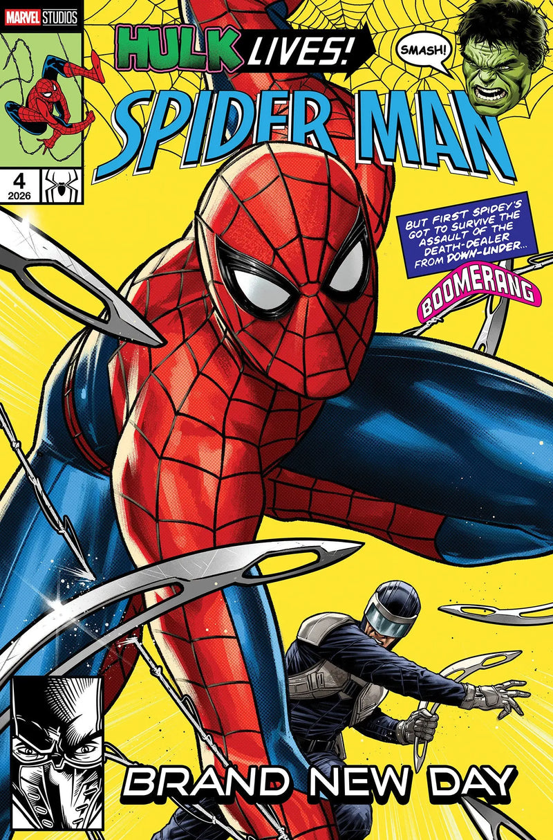 Spider-Man/Hulk: Fire And Brimstone #1 Cafu Spider-Man: Brand New Day Marvel Studios Variant Marvel Comics