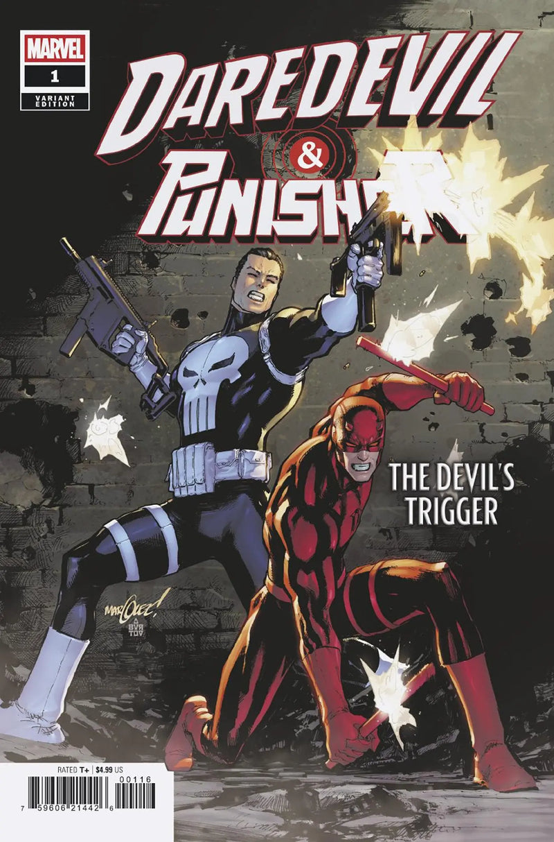 Daredevil/Punisher: The Devil's Trigger #1 David Marquez Variant Marvel Comics