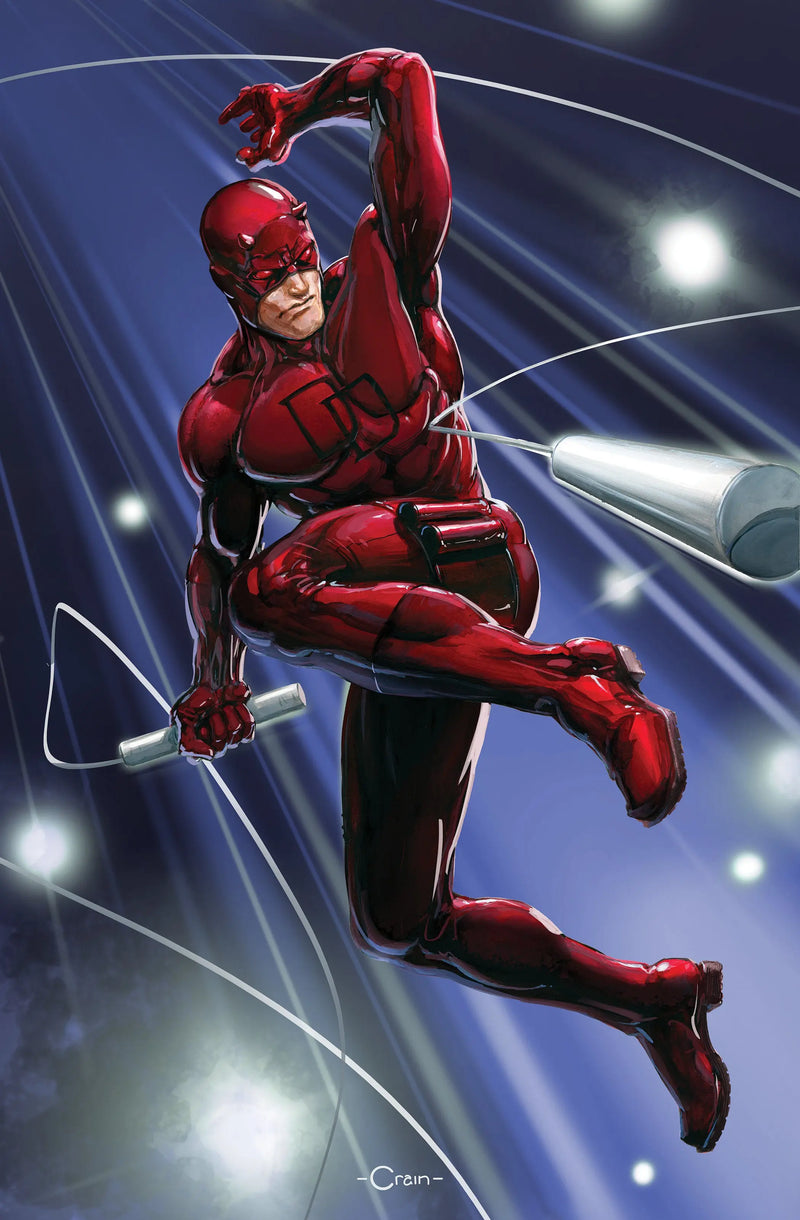 Daredevil/Punisher: The Devil's Trigger #3 Clayton Crain Full Art Variant Marvel Comics