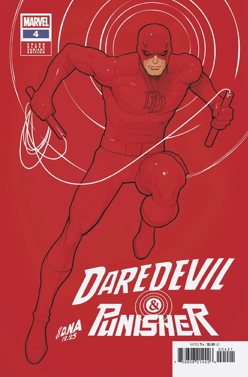 Daredevil/Punisher: The Devil's Trigger #4 David Nakayama Color Block Red Variant Marvel Comics