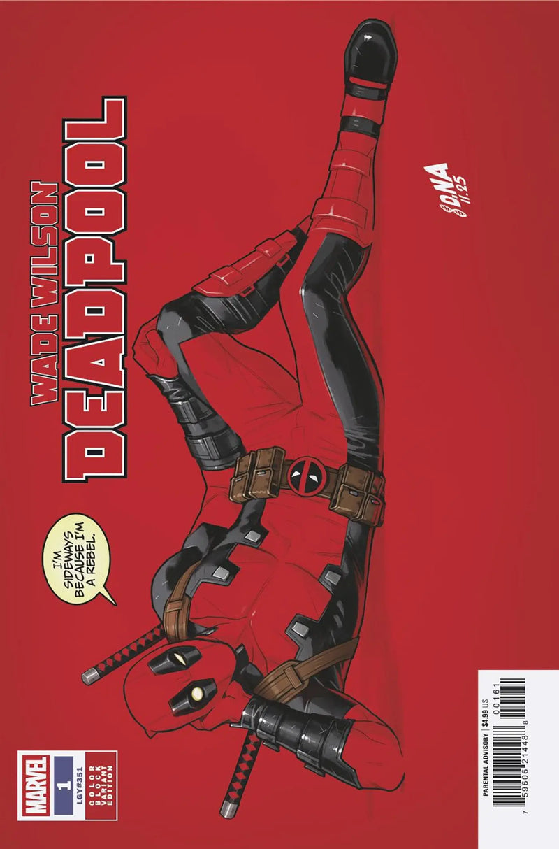 Wade Wilson: Deadpool #1 David Nakayama Color Block Red Variant Marvel Comics