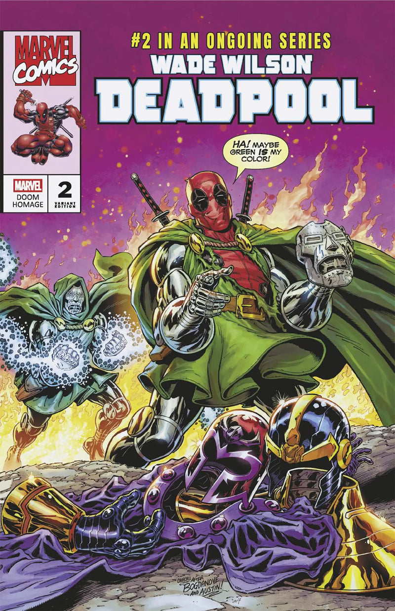 Wade Wilson: Deadpool #2 Ian Churchill Doom Homage Variant Marvel Comics