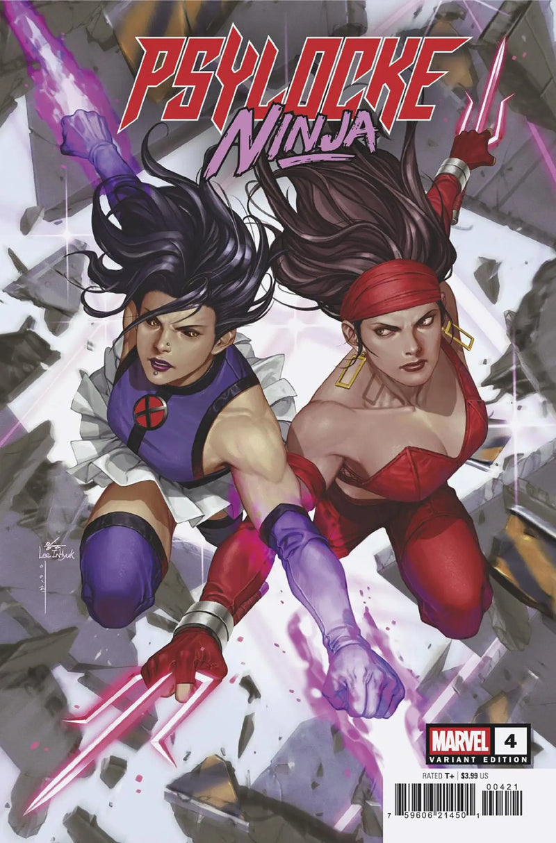 Psylocke: Ninja #4 Inhyuk Lee Versus Elektra Variant Marvel Comics