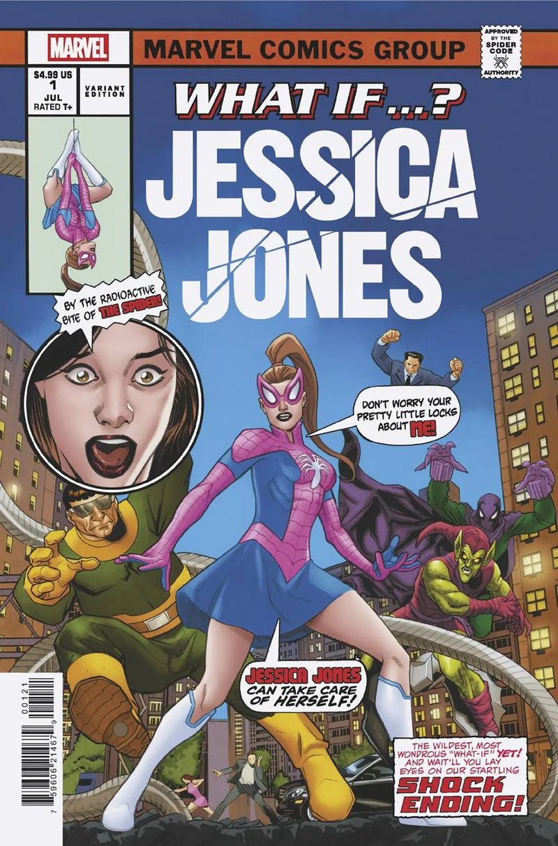 What If...? Jessica Jones #1 David Messina Homage Variant Marvel Comics