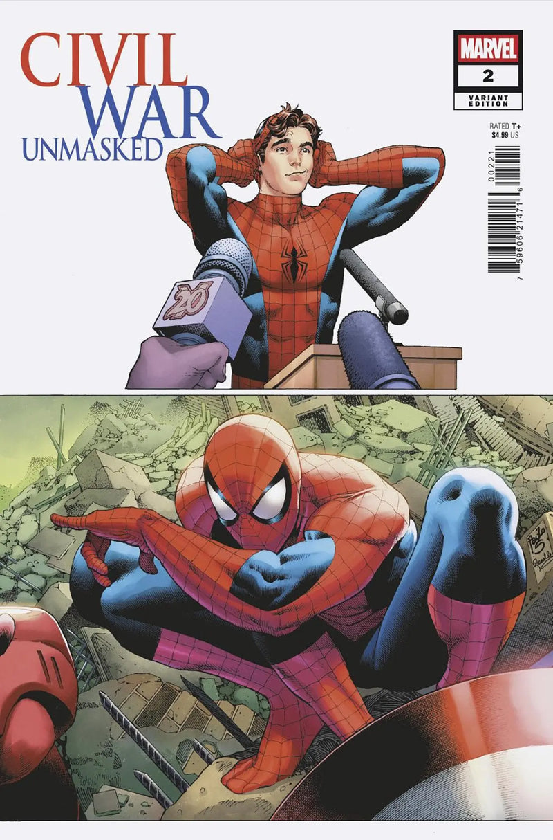 Civil War: Unmasked #2 Paulo Siqueira 5 Part Connecting Variant Marvel Comics