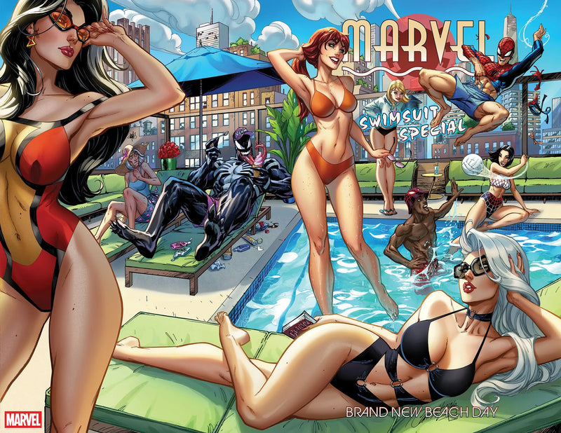 Marvel Swimsuit Special: Brand New Beach Day #1 Wraparound Cover Marvel Comics