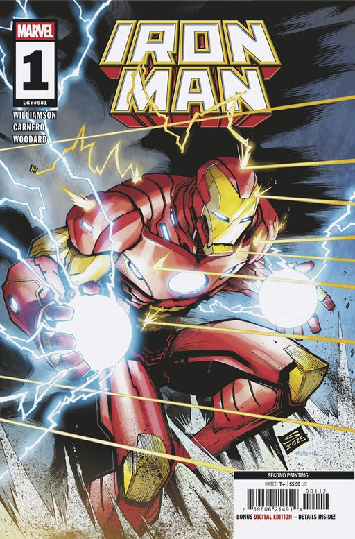 Iron Man #1 Gerardo Sandoval 2nd Printing Variant Marvel Comics