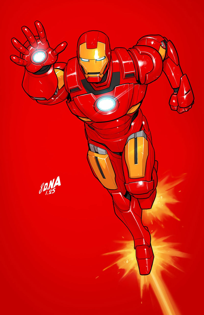 Iron Man #2 David Nakayama Color Block Red Full Art Variant Marvel Comics