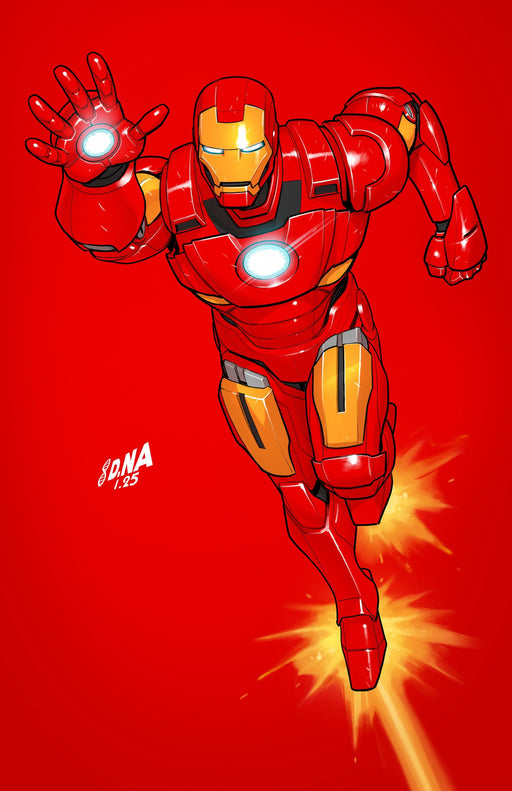 Iron Man #2 David Nakayama Color Block Red Full Art Variant Marvel Comics
