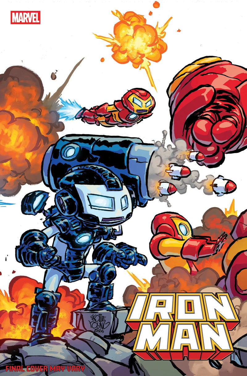 Iron Man #2 Skottie Young 4 Part Connecting Variant Marvel Comics