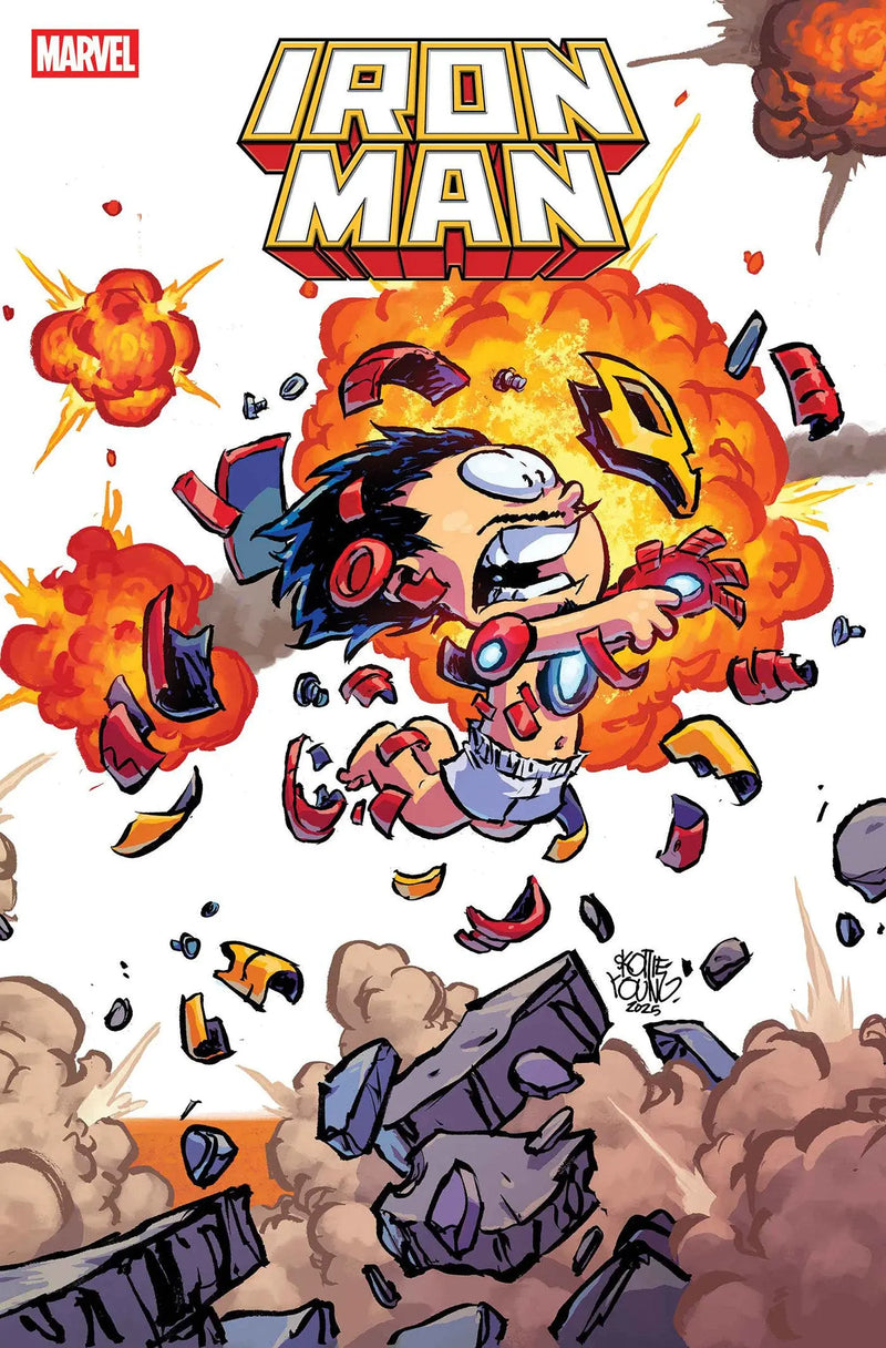 Iron Man #4 Skottie Young 4 Part Connecting Variant Marvel Comics