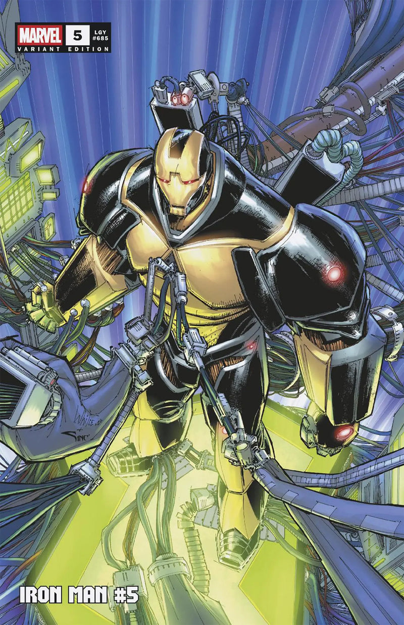 Iron Man #5 Whilce Portacio Advanced Iron Man Variant Marvel Comics