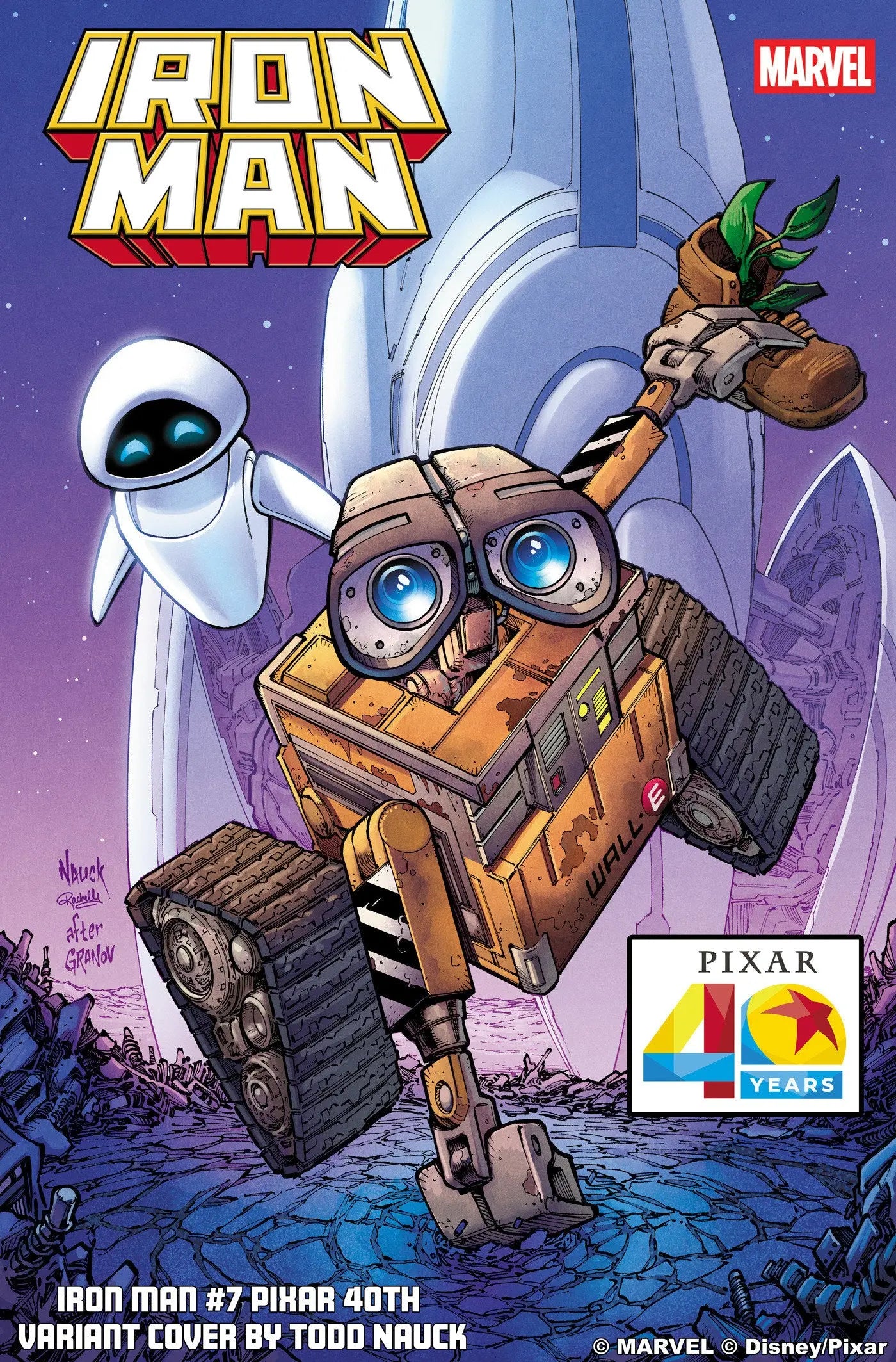 Iron Man #7 Todd Nauck Pixar 40 Th Variant - Revenge Of Iron Man #7 Todd Nauck Pixar 40 Th Variant - Revenge Of