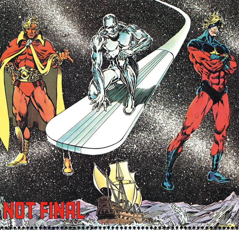 Captain Marvel: Dark Past #1 Jim Starlin Bicentennial Calendar Hidden Gem Variant Marvel Comics