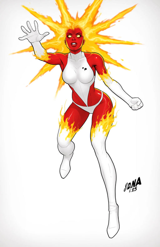 Captain Marvel: Dark Past #1 David Nakayama Color Block White Full Art Variant Marvel Comics