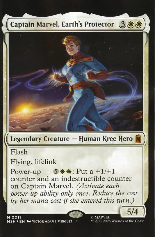 Captain Marvel: Dark Past #3 Classified Artist Magic: The Gathering Variant Marvel Comics
