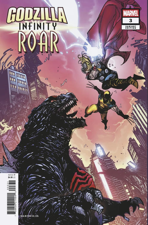 Godzilla: Infinity Roar #3 Von Randal Variant Marvel Comics